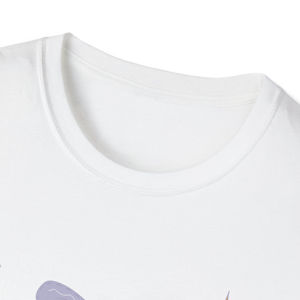 Dancing Boots Illustration T-Shirt | Retro Frame, Pastel Stars