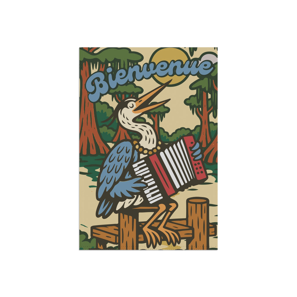 Bayou Krewe “Harmony” Garden Flag – Peaceful Summer Porch Decor