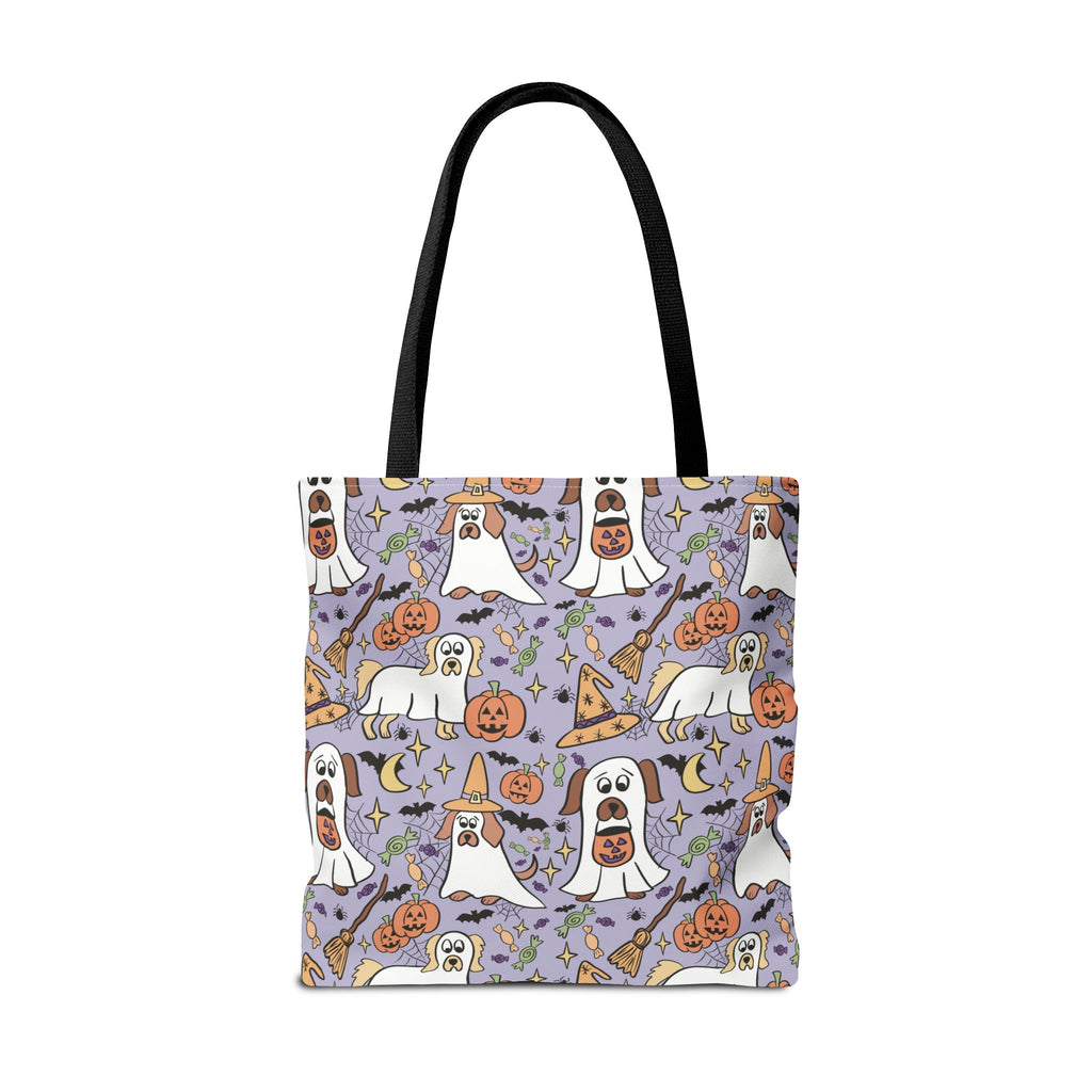 Spooky Ghosts Tote Bag - Halloween Decor, Trick or Treat, Eco-Friendly Shopping, Witchy Vibes, Fun & Festive Gift