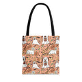 Halloween Dog Lover Tote Bag, Spooky Season Bag, Cute Canine Tote, Gifts for Dog Owners, Halloween Theme Bag