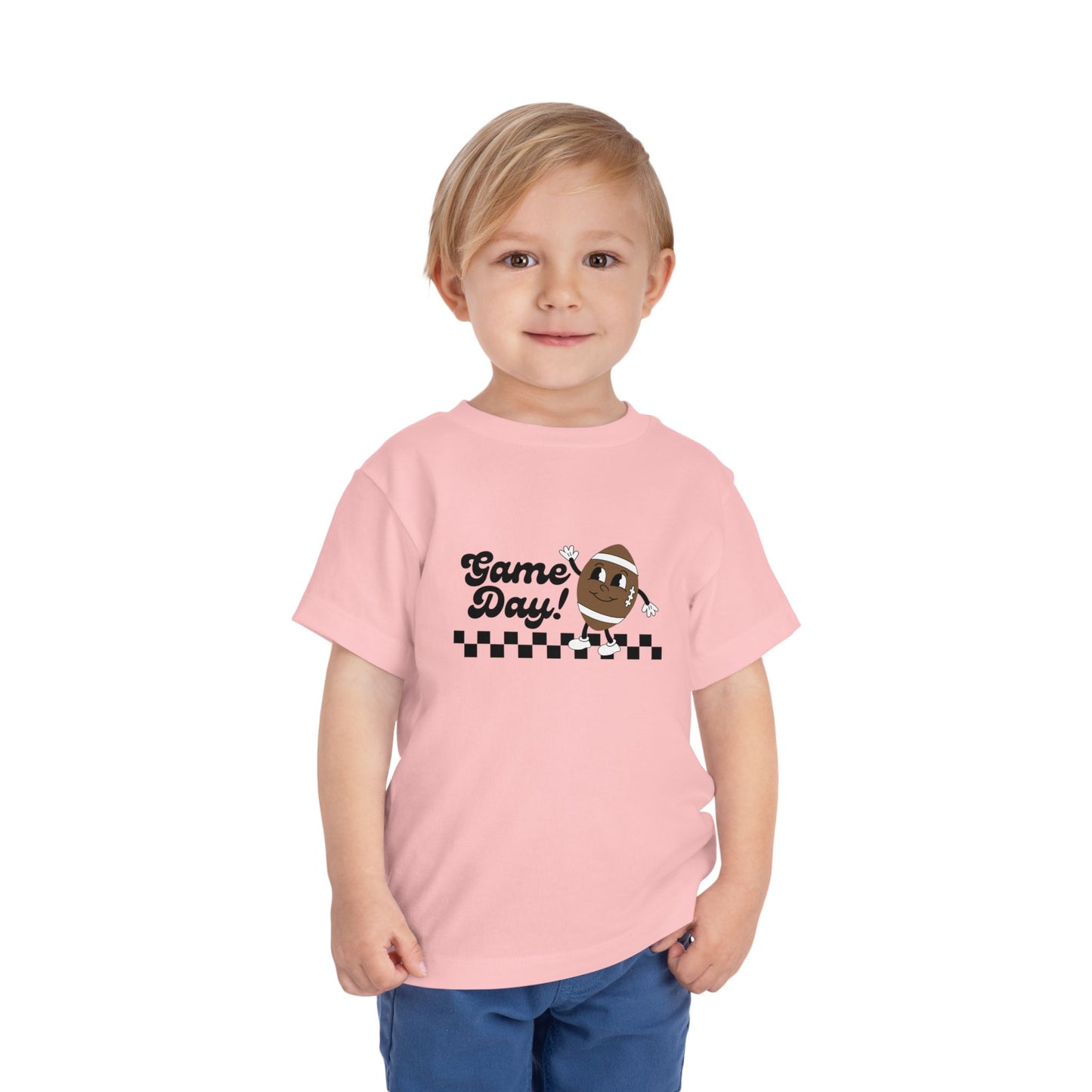 Retro Game Day Toddler Short Sleeve Tee