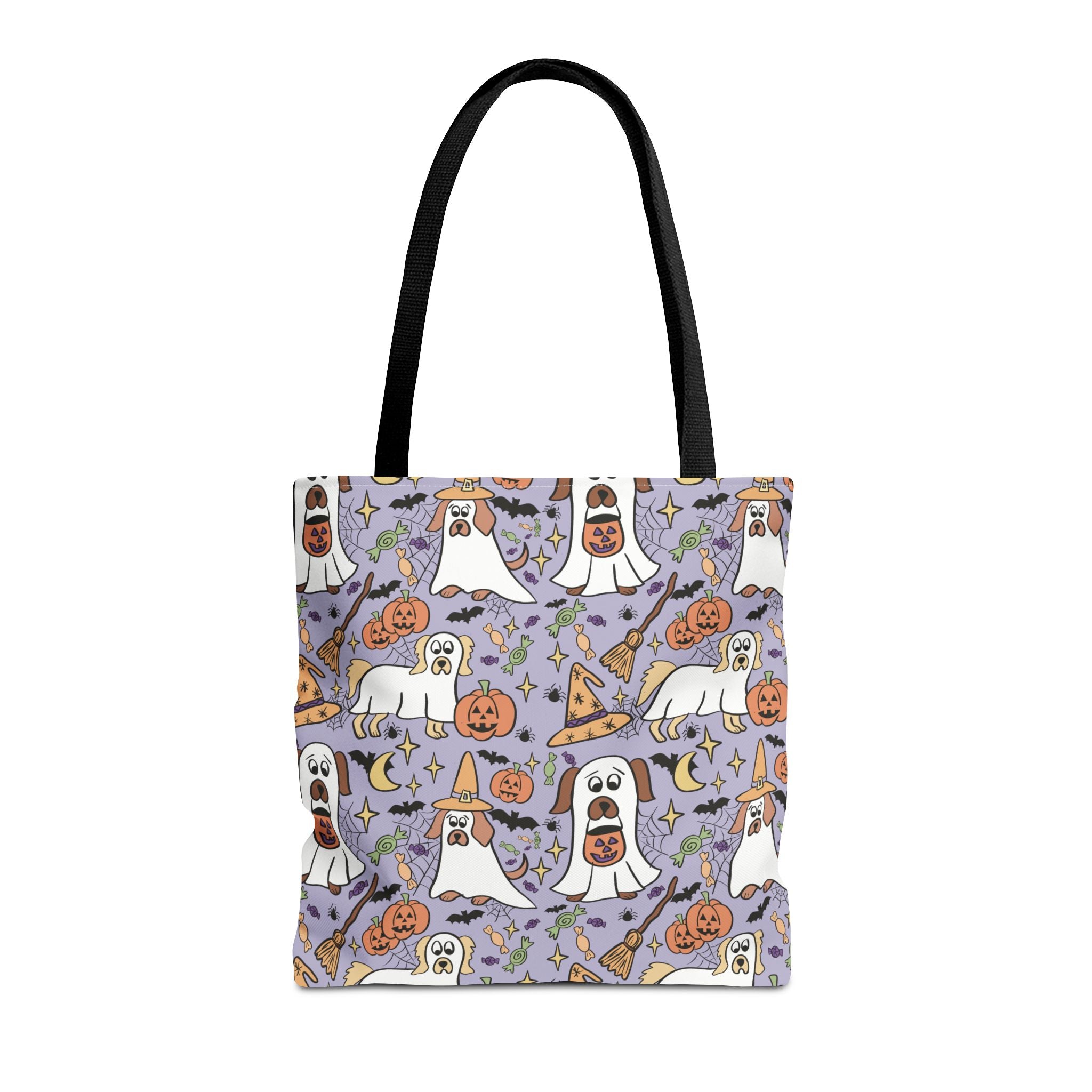 Spooky Ghosts Tote Bag - Halloween Decor, Trick or Treat, Eco-Friendly Shopping, Witchy Vibes, Fun & Festive Gift