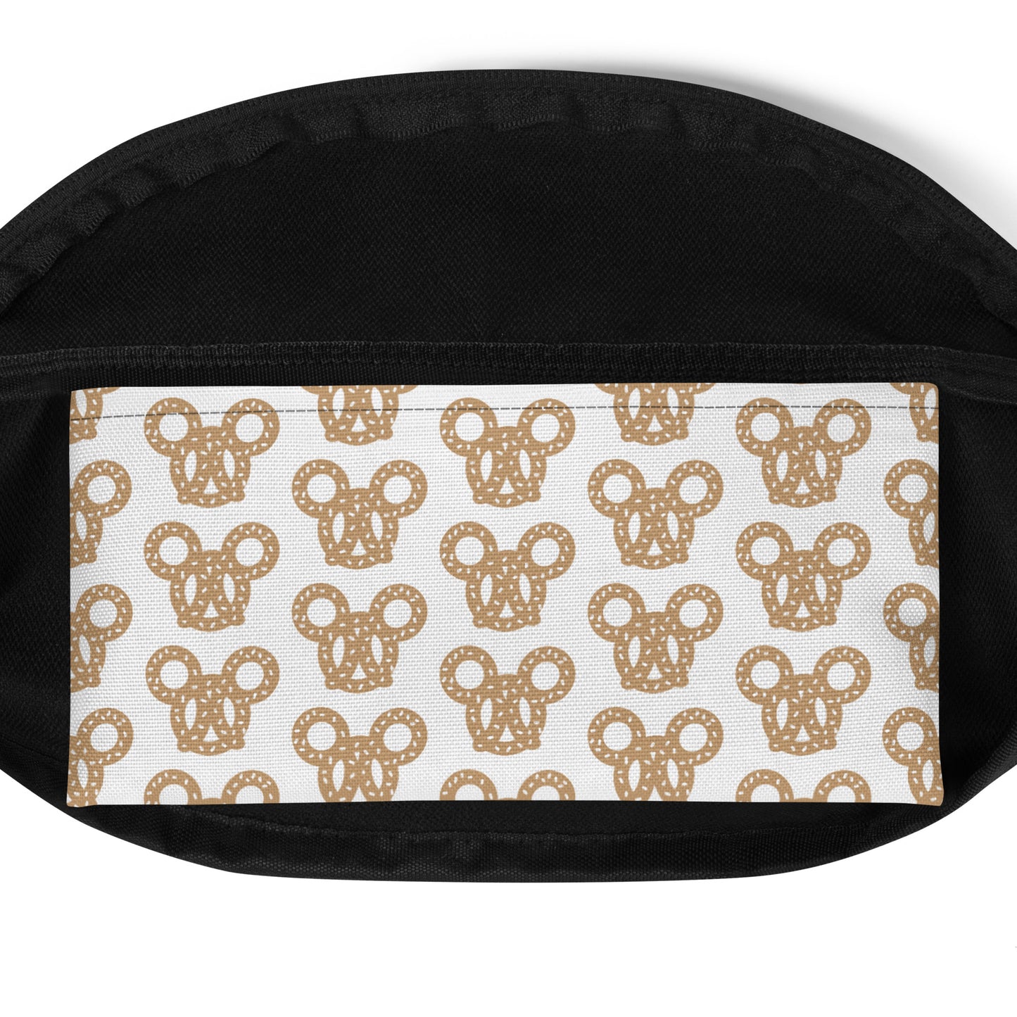 Salty Pretzel Fanny Pack - CraftNOLA Fanny Pack - Brown and White