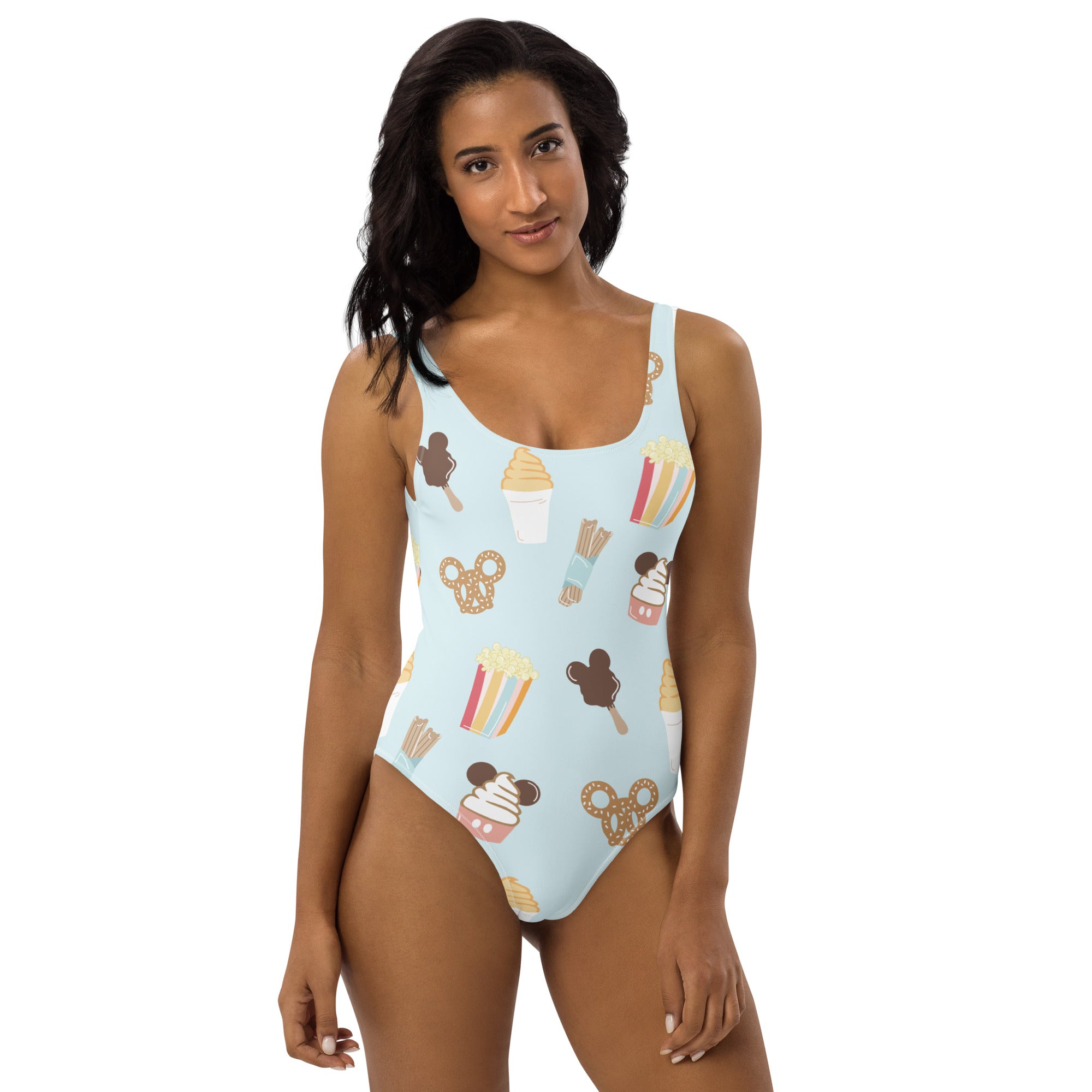 Here for the snacks One-Piece Adult Swimsuit