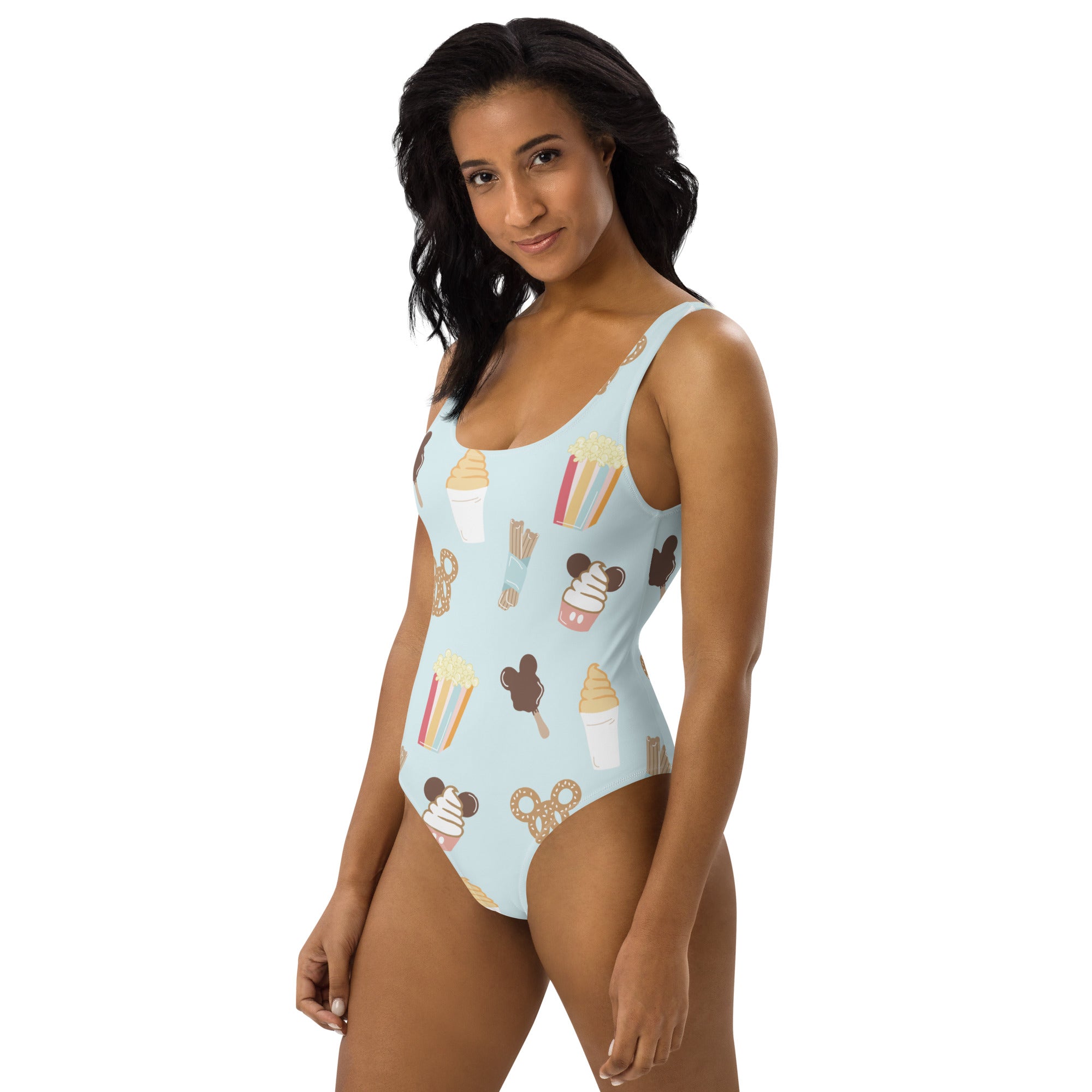Here for the snacks One-Piece Adult Swimsuit