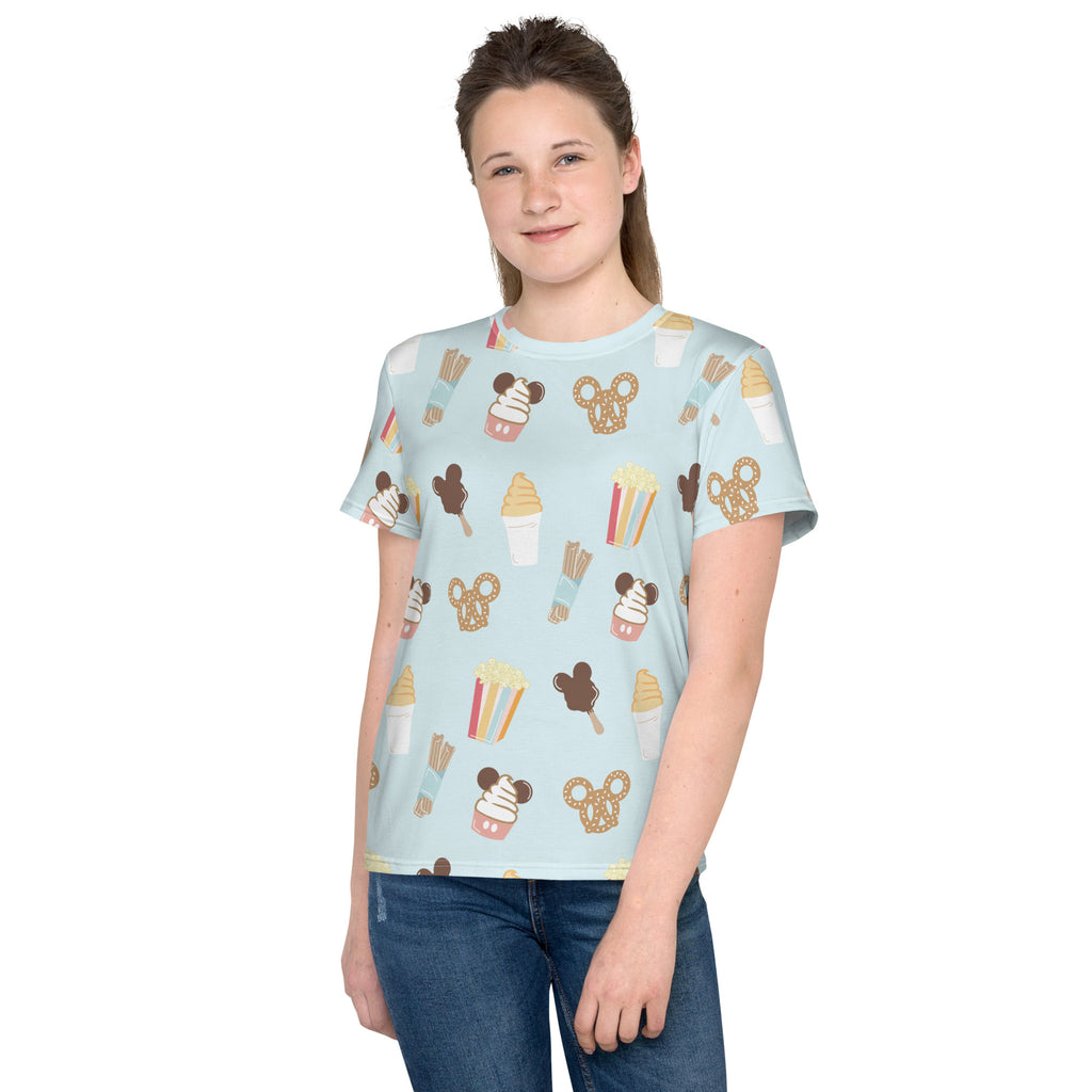 Here for the Snacks - Youth crew neck t-shirt CraftNOLA
