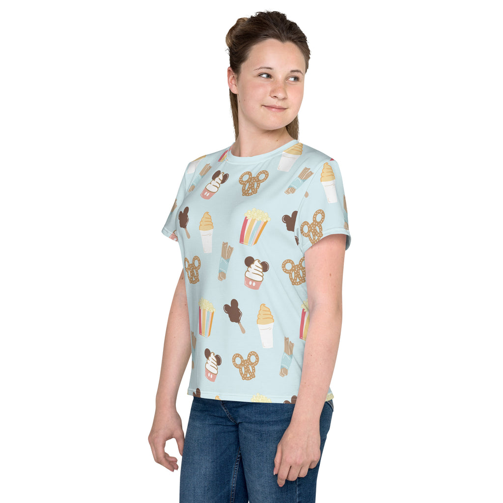 Here for the Snacks - Youth crew neck t-shirt CraftNOLA