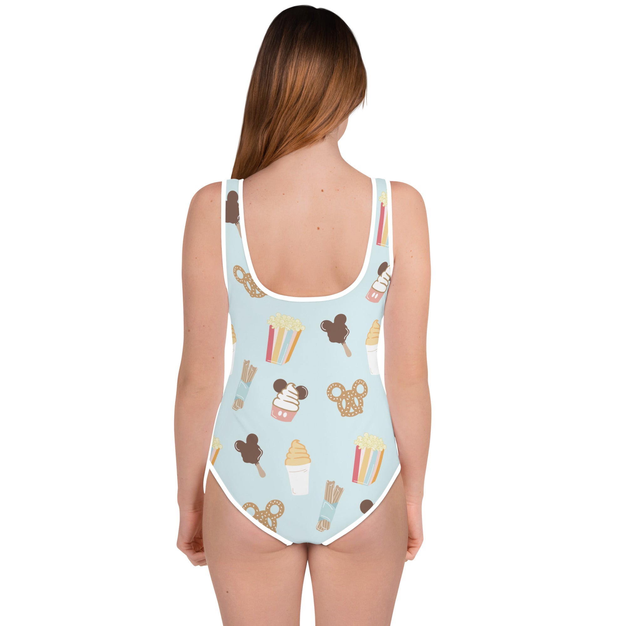 Here for the snacks All-Over Print Youth Swimsuit
