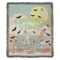 Spooky Vibes and Street Car rides - Pastel Blue - Woven Blanket