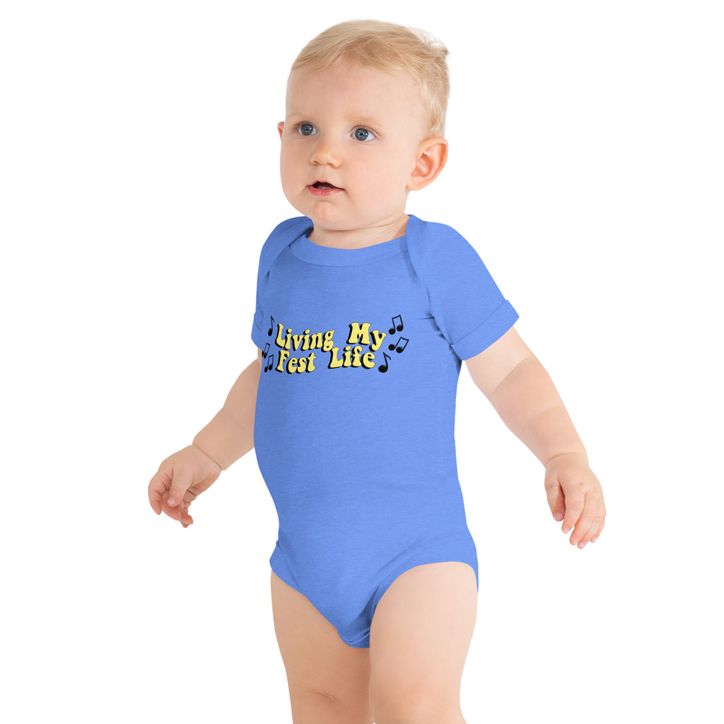 Living my Fest Life - Baby short sleeve one piece