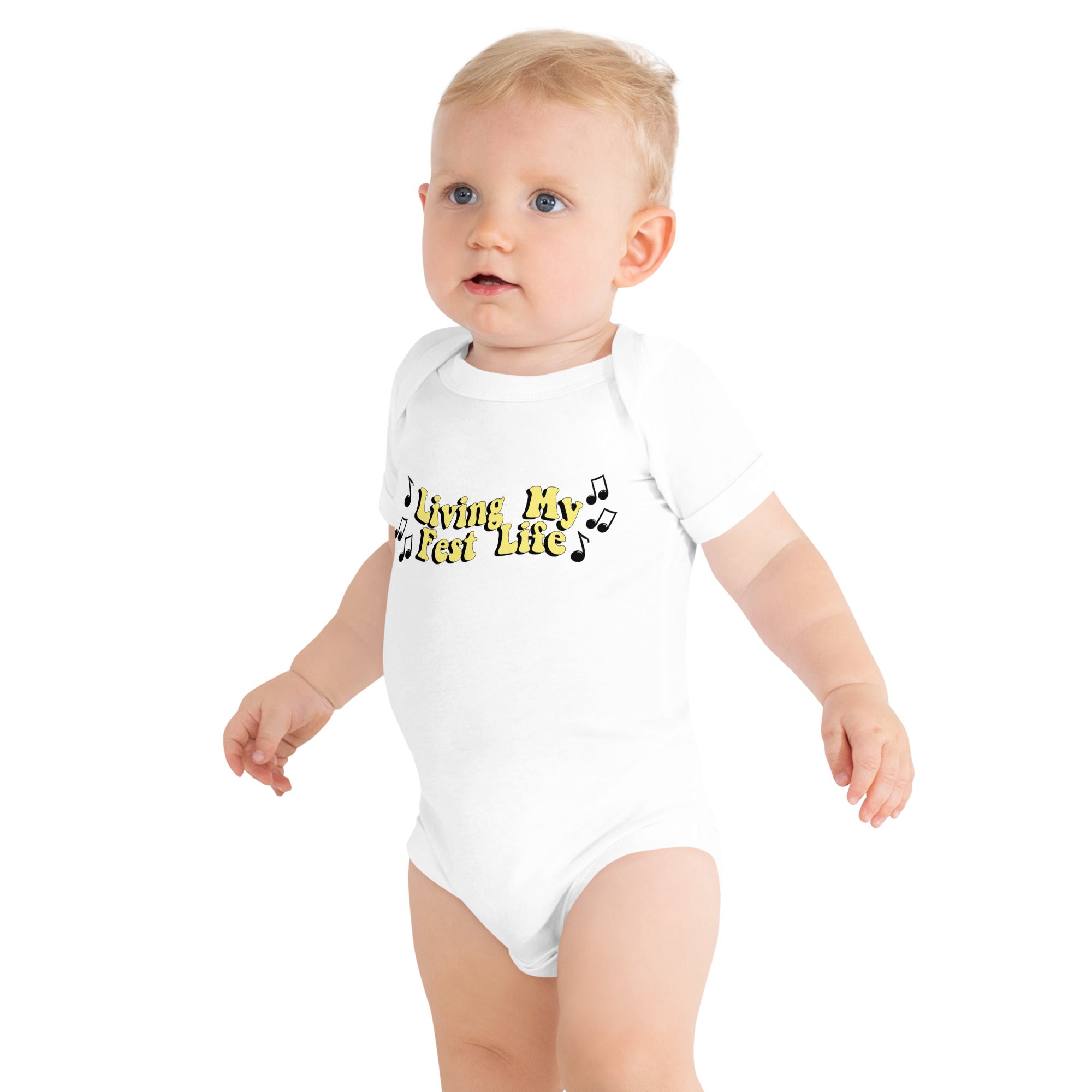Living my Fest Life - Baby short sleeve one piece