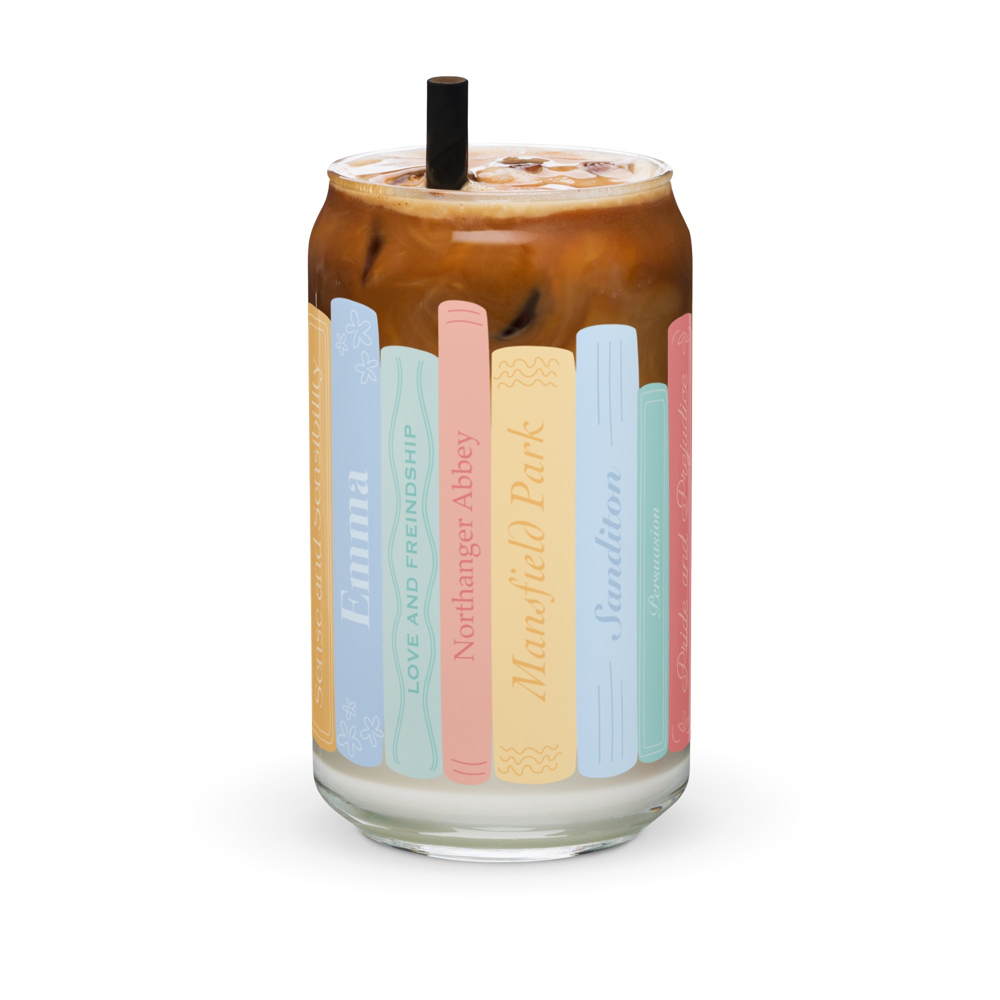 Jane Austen Collection - Can-shaped glass