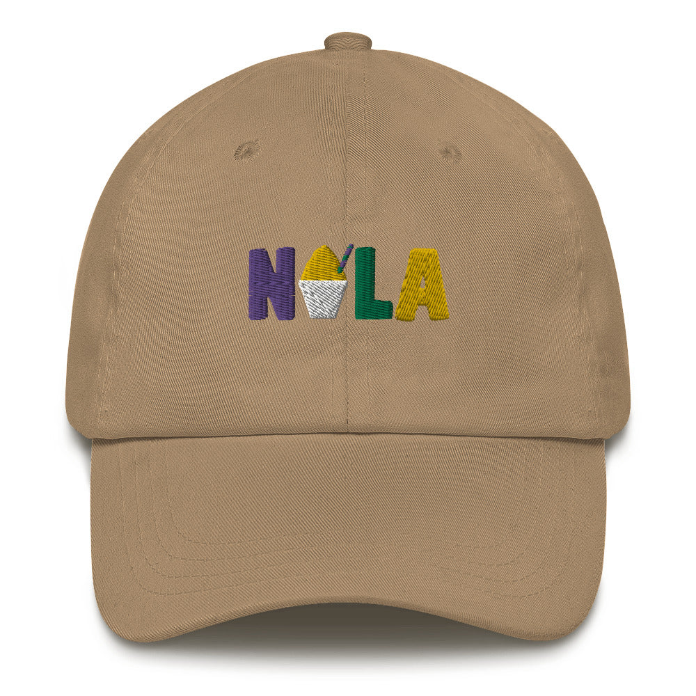 NOLA Mardi Gras Snowball Cap - CraftNOLA Cap - Multi Color