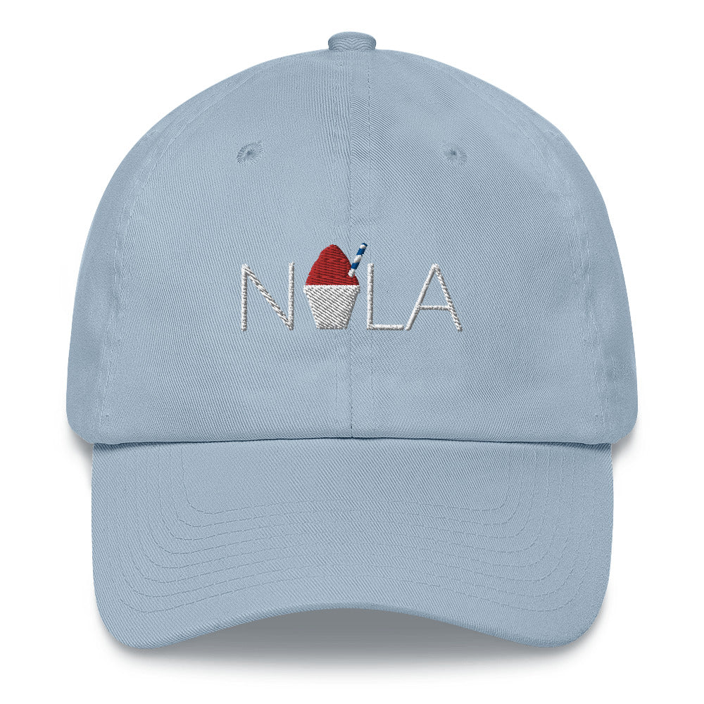 NOLA Strawberry Flavored Snowball Cap - CraftNOLA Hat - Navy, Stone, Pink, Light Blue