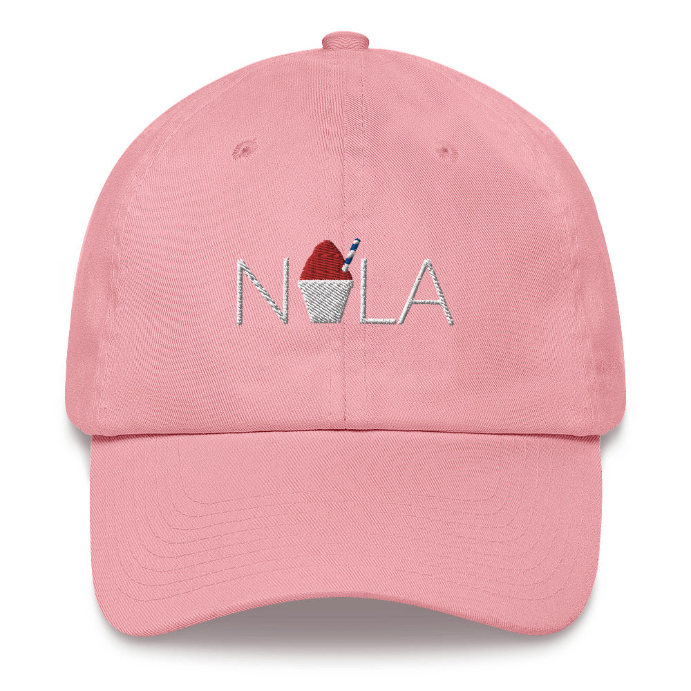 NOLA Strawberry Flavored Snowball Cap - CraftNOLA Hat - Navy, Stone, Pink, Light Blue