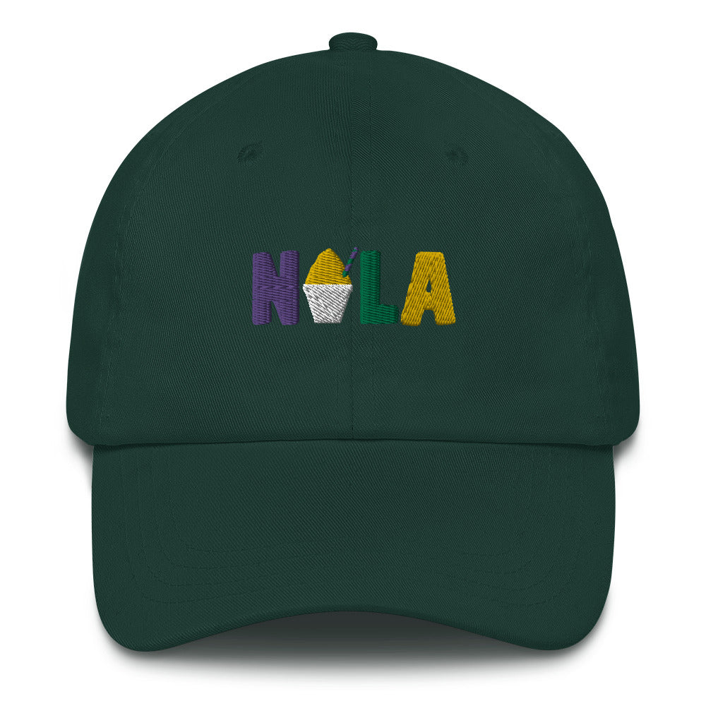 NOLA Mardi Gras Snowball Cap - CraftNOLA Cap - Multi Color