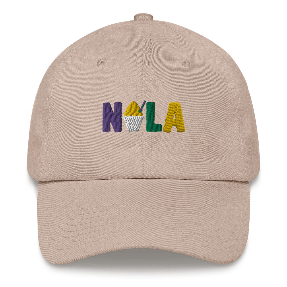 NOLA Mardi Gras Snowball Cap - CraftNOLA Cap - Multi Color