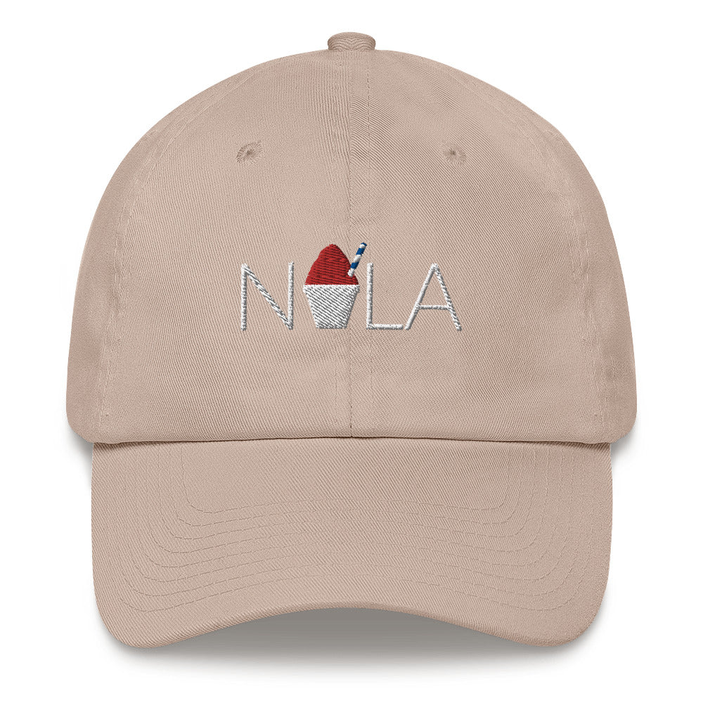 NOLA Strawberry Flavored Snowball Cap - CraftNOLA Hat - Navy, Stone, Pink, Light Blue