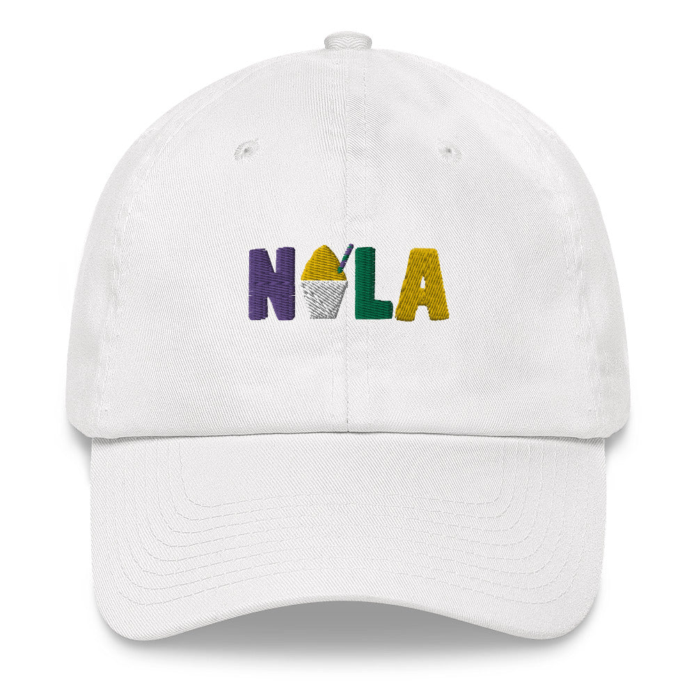 NOLA Mardi Gras Snowball Cap - CraftNOLA Cap - Multi Color