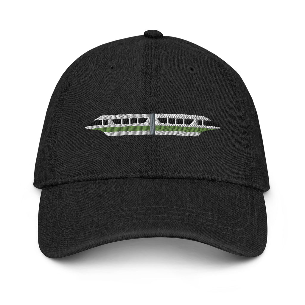 Monorail Lime Denim Hat - CraftNOLA Cap - Light Blue Denim, Blue Denim, Black Denim