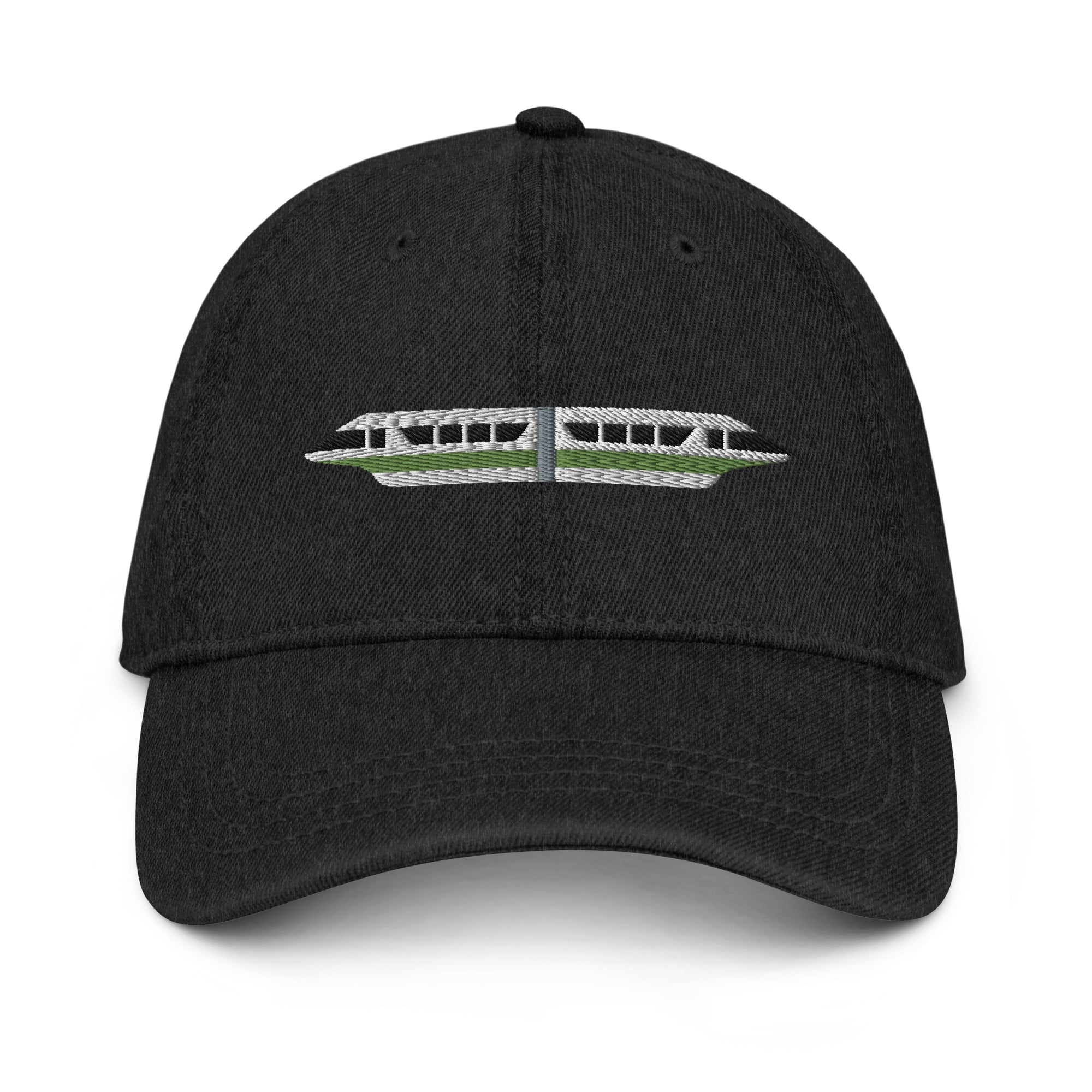 Monorail Lime Denim Hat - CraftNOLA Cap - Light Blue Denim, Blue Denim, Black Denim