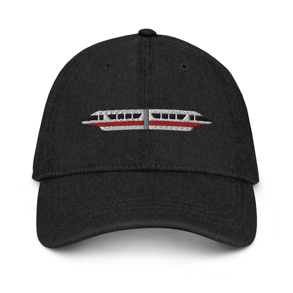 Monorail Red Denim Hat - CraftNOLA Cap - Light Blue Denim, Blue Denim, Black Denim