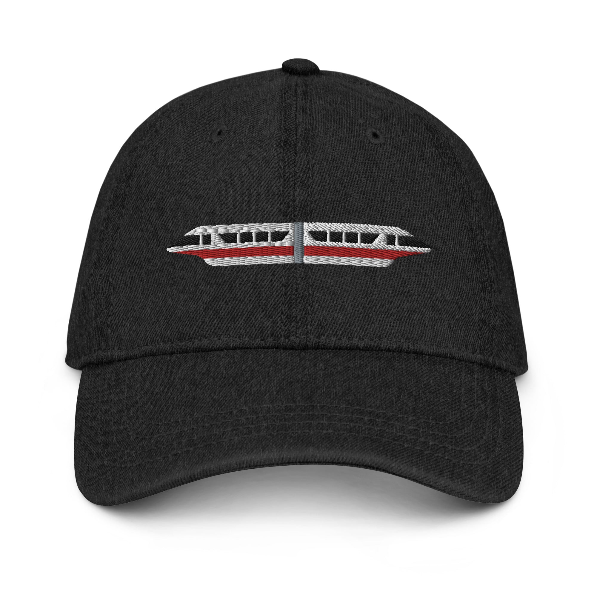 Monorail Red Denim Hat - CraftNOLA Cap - Light Blue Denim, Blue Denim, Black Denim