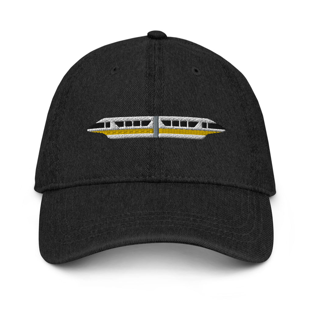 Monorail Yellow Denim Hat - CraftNOLA Cap - Light Blue Denim, Blue Denim, Black Denim