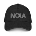 NOLA Denim Hat - CraftNOLA Cap - Light Blue Denim, Blue Denim, Black Denim