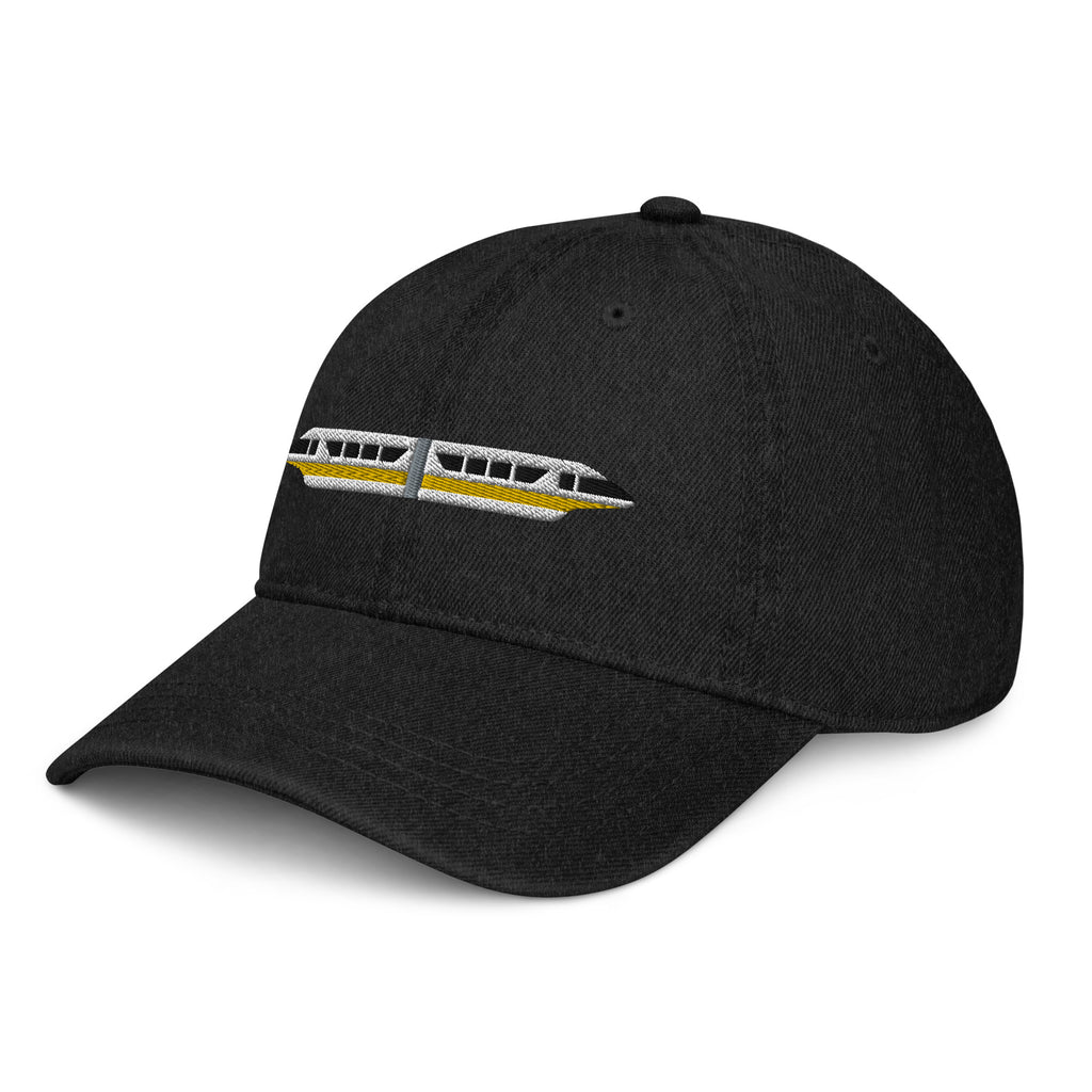 Monorail Yellow Denim Hat - CraftNOLA Cap - Light Blue Denim, Blue Denim, Black Denim
