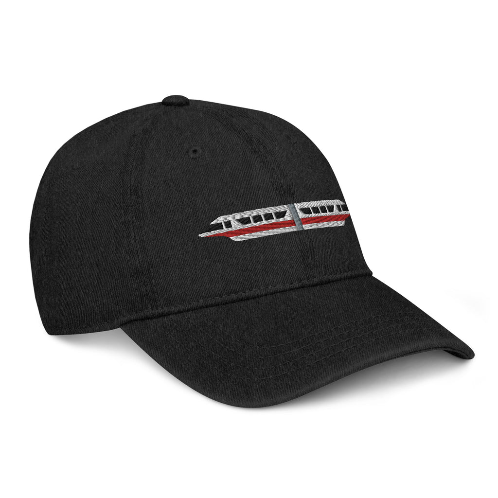 Monorail Red Denim Hat - CraftNOLA Cap - Light Blue Denim, Blue Denim, Black Denim