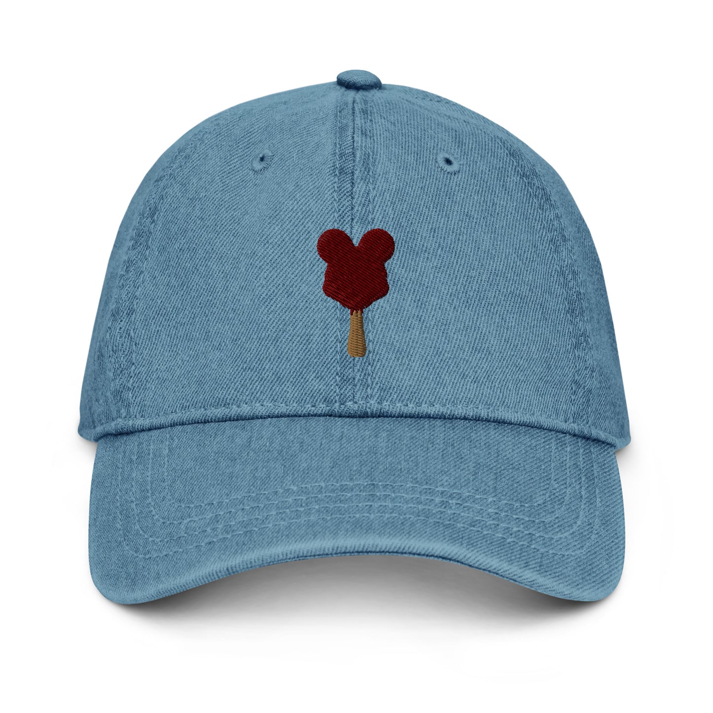 Mickey Bar Denim Hat - CraftNOLA Cap - Light Blue Denim, Blue Denim