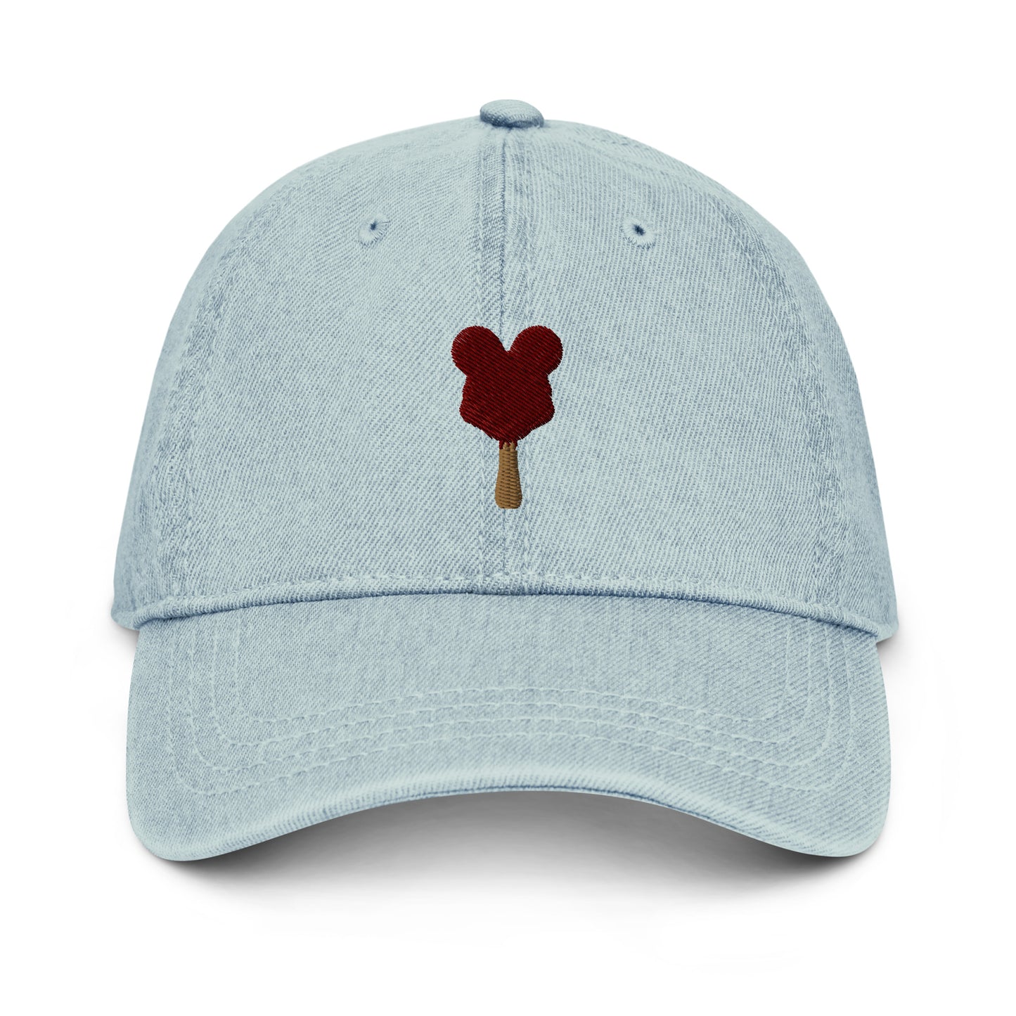 Mickey Bar Denim Hat - CraftNOLA Cap - Light Blue Denim, Blue Denim