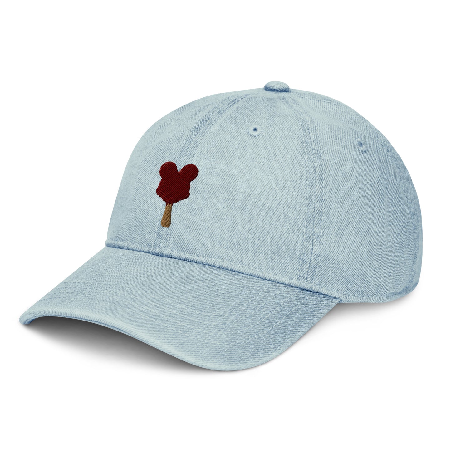 Mickey Bar Denim Hat - CraftNOLA Cap - Light Blue Denim, Blue Denim