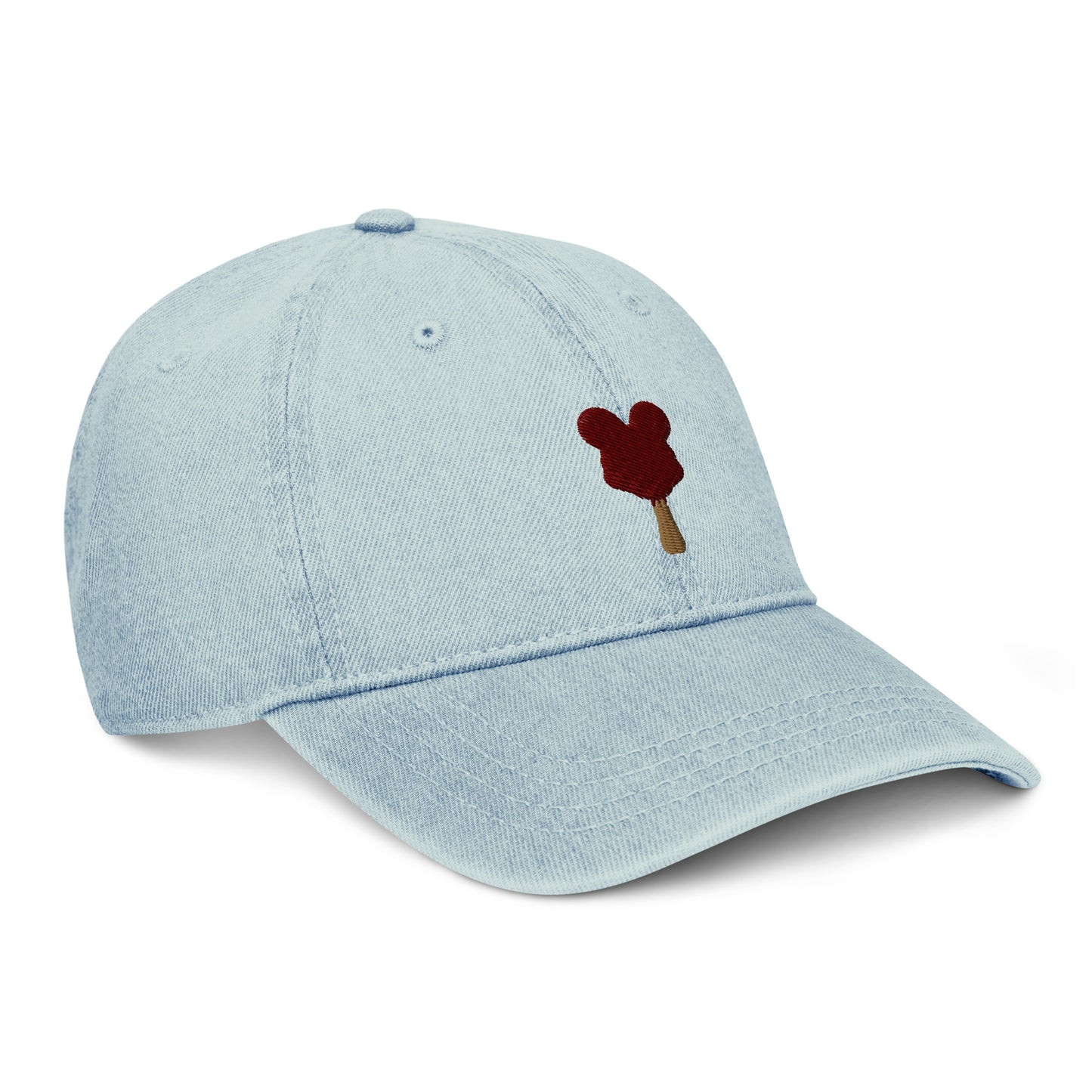 Mickey Bar Denim Hat - CraftNOLA Cap - Light Blue Denim, Blue Denim