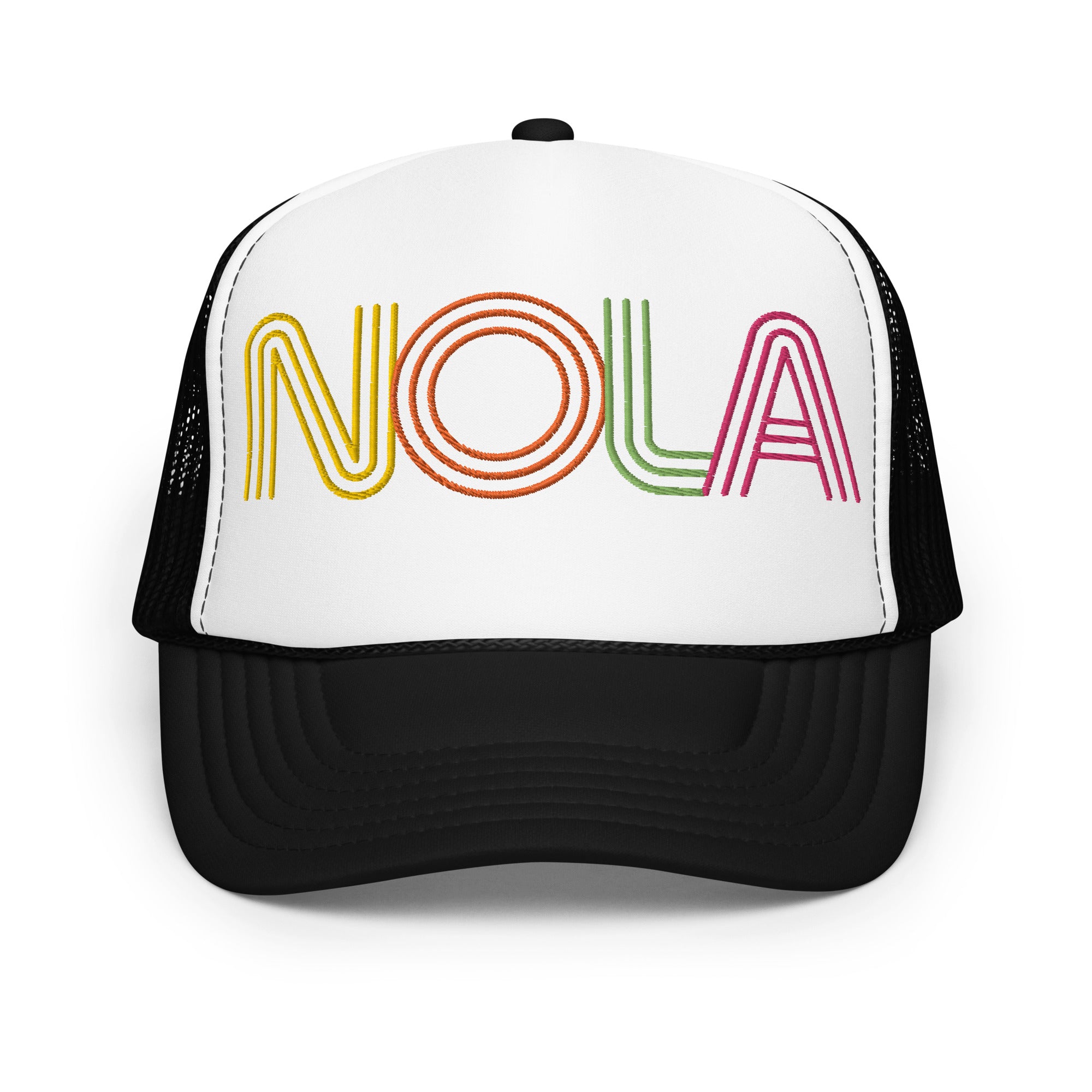 Colorful NOLA Foam trucker hat