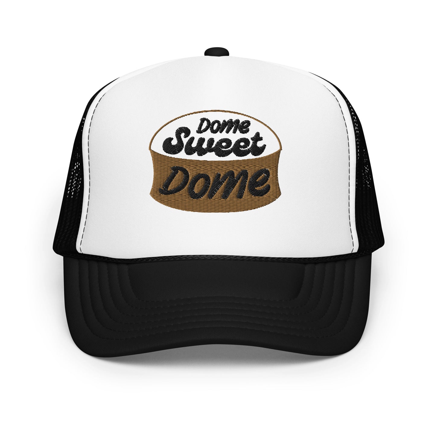 Dome Sweet Superdome Foam trucker hat New Orleans Football