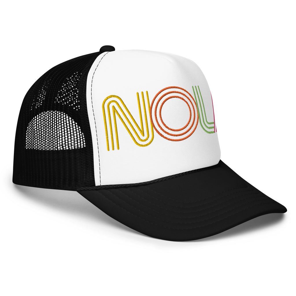 Colorful NOLA Foam trucker hat