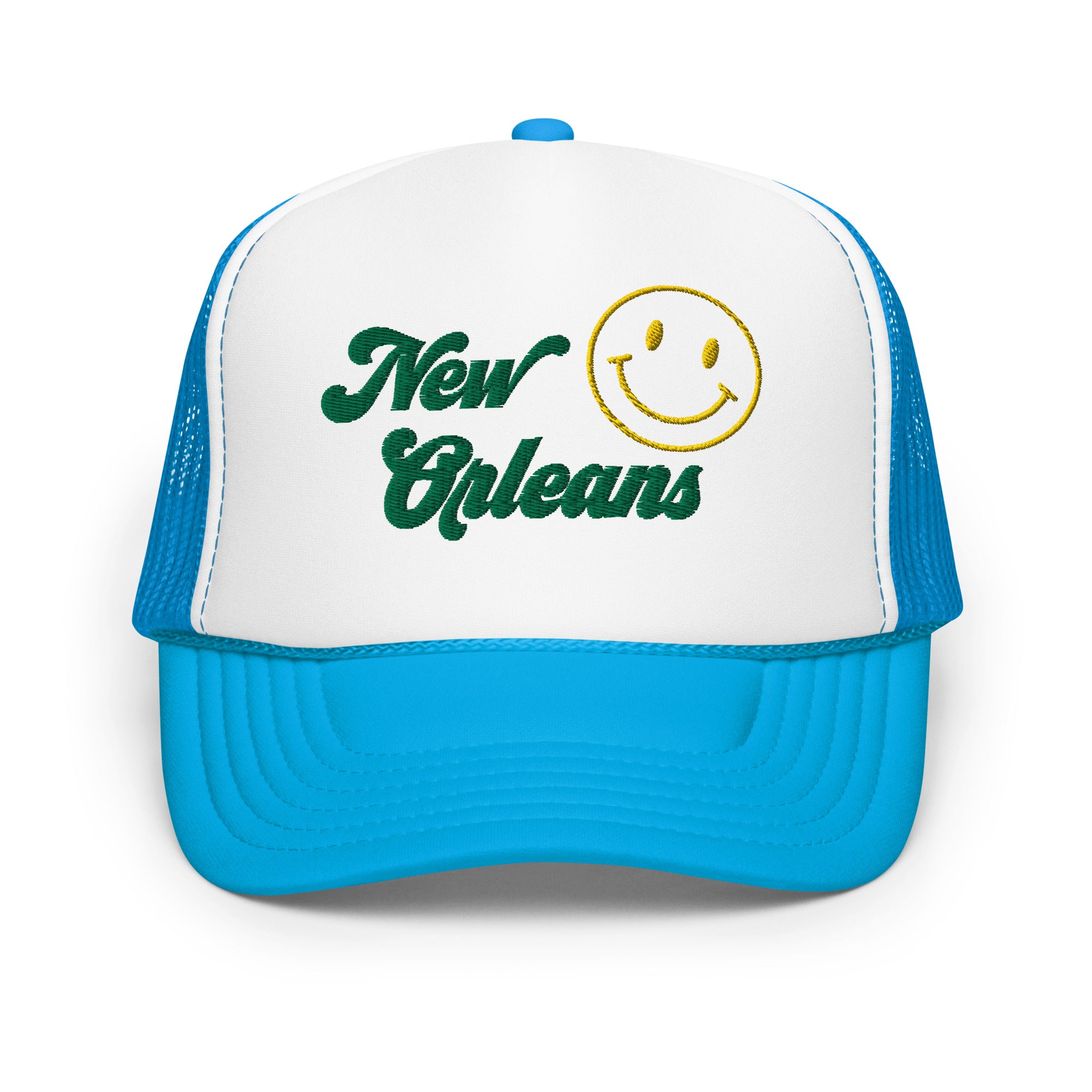 Smile New Orleans Foam Trucker Hat