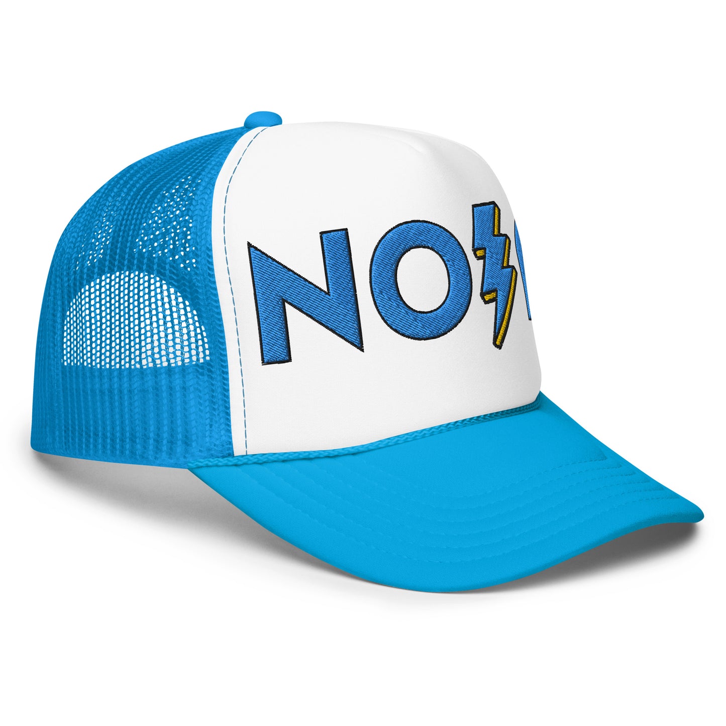 NOLA Blue Lightning Foam trucker hat