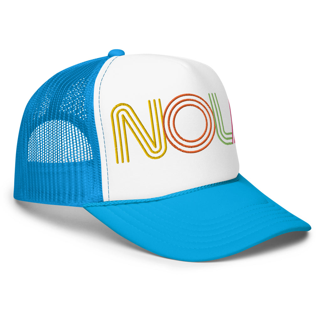Colorful NOLA Foam trucker hat