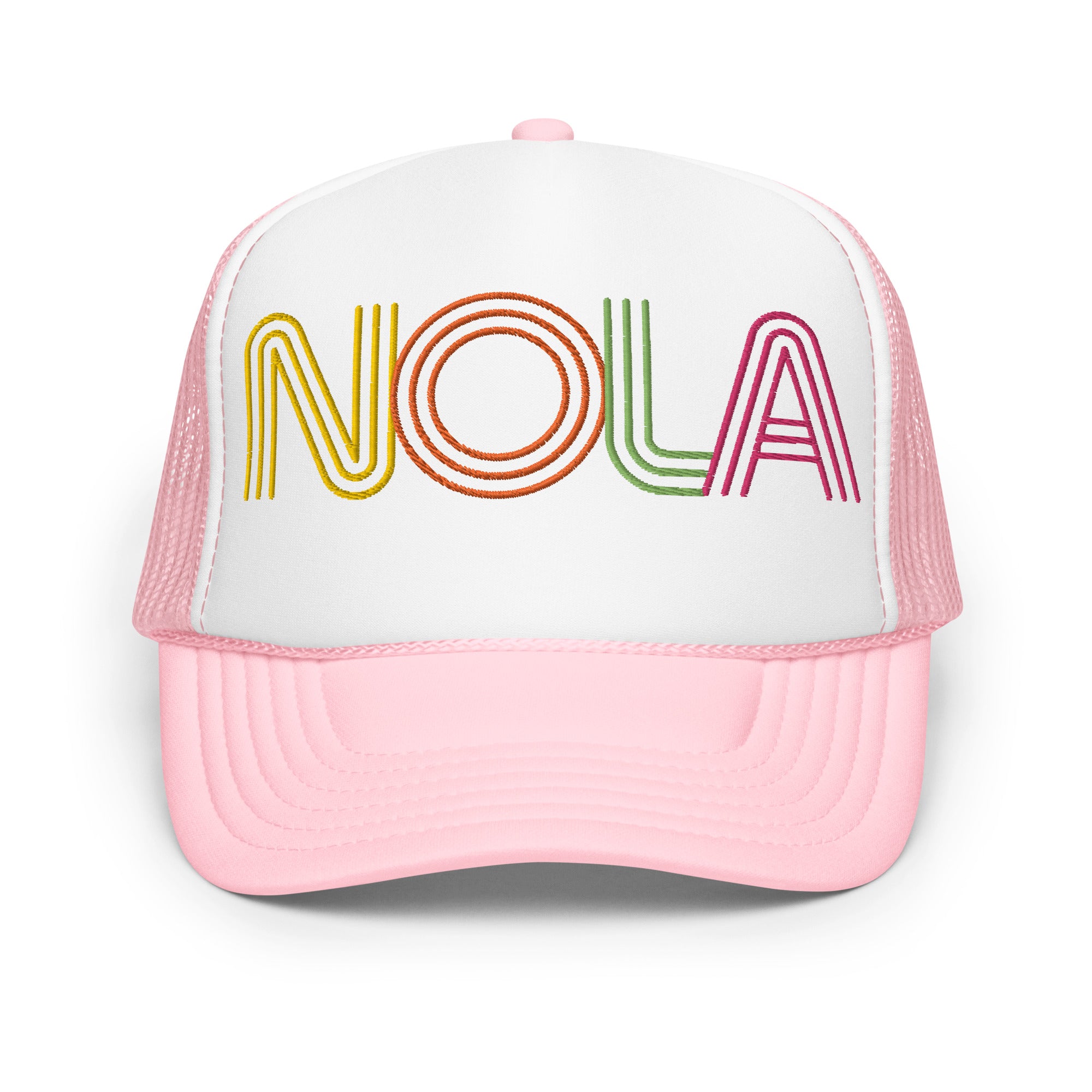 Colorful NOLA Foam trucker hat
