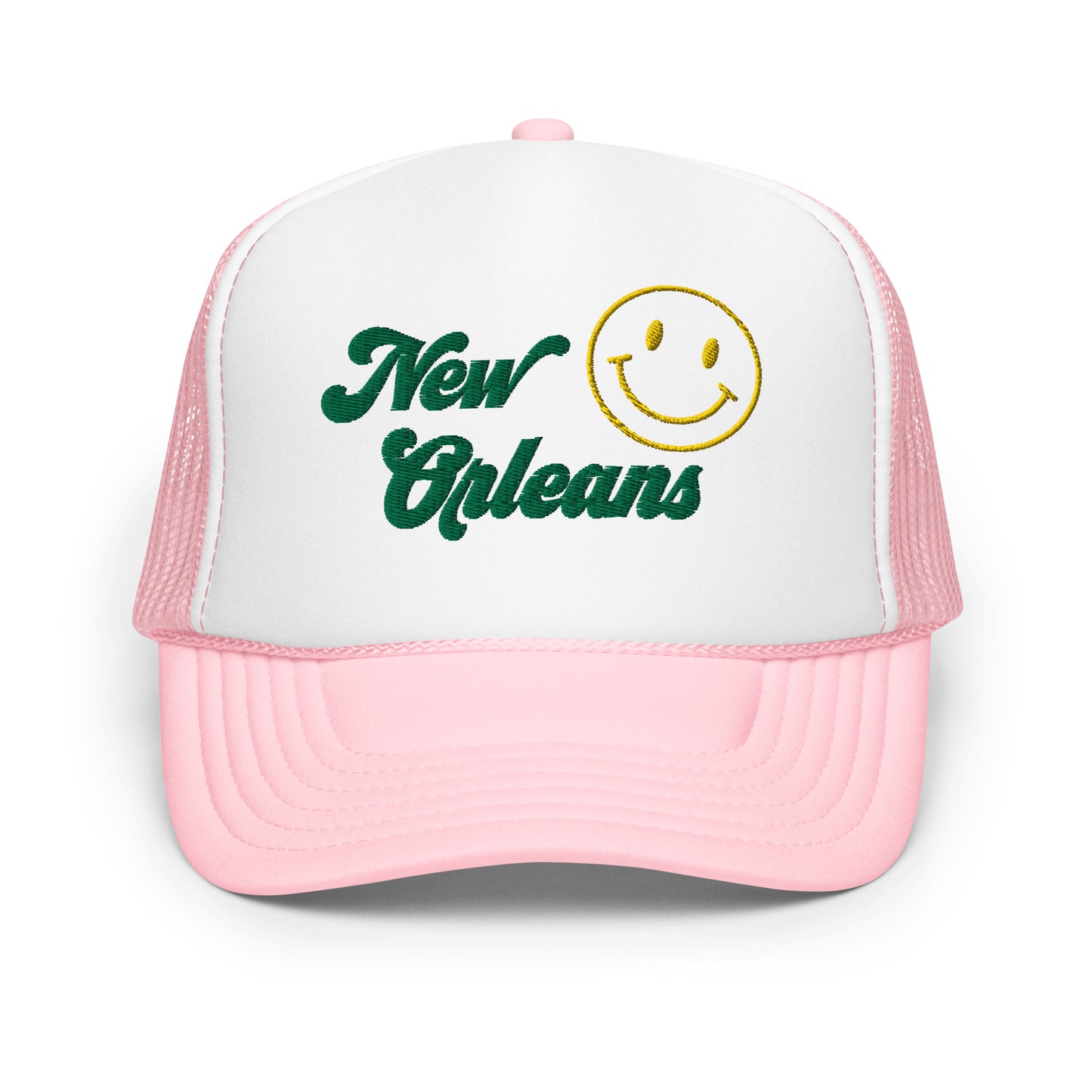 Smile New Orleans Foam Trucker Hat