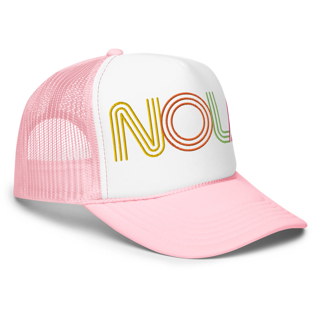 Colorful NOLA Foam trucker hat