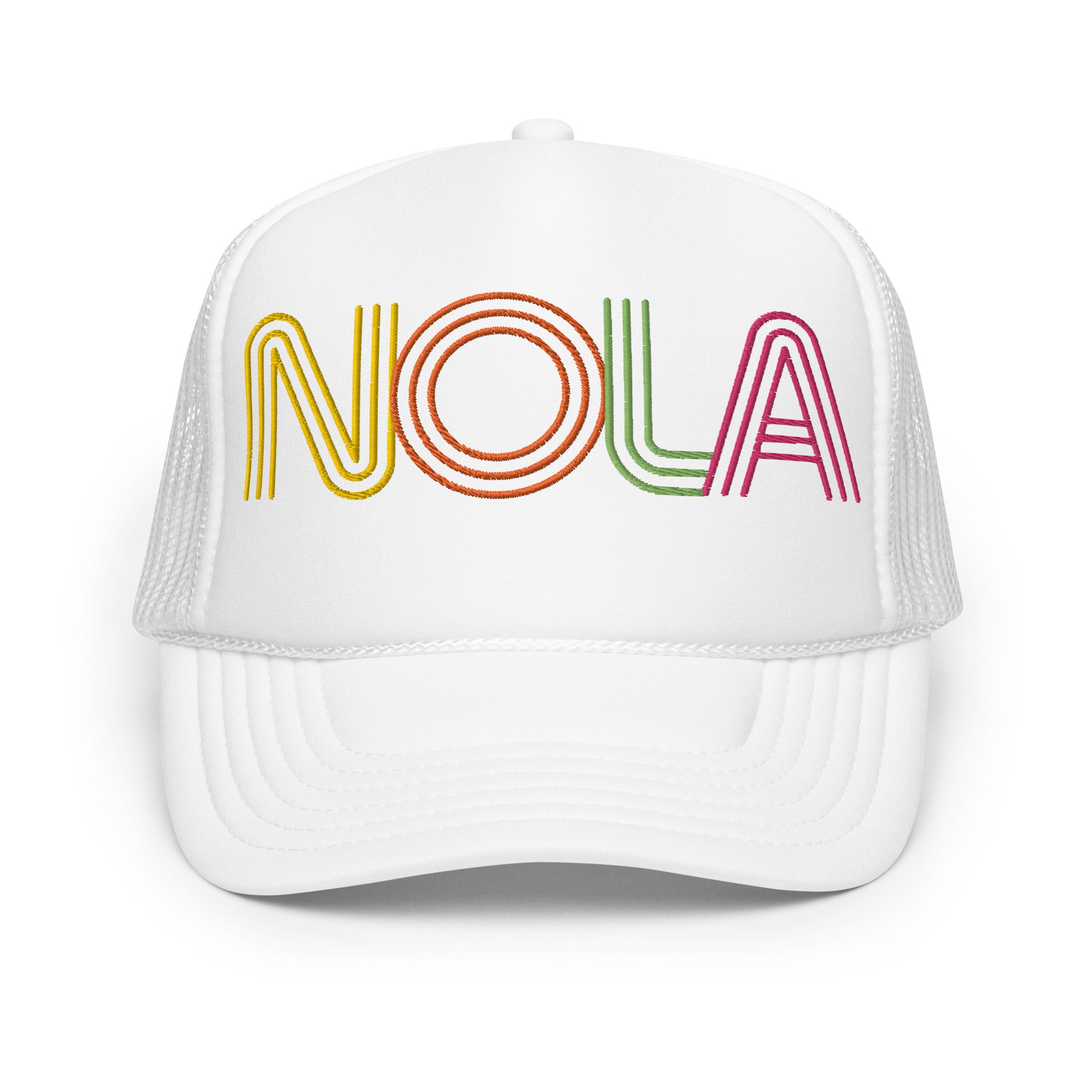 Colorful NOLA Foam trucker hat