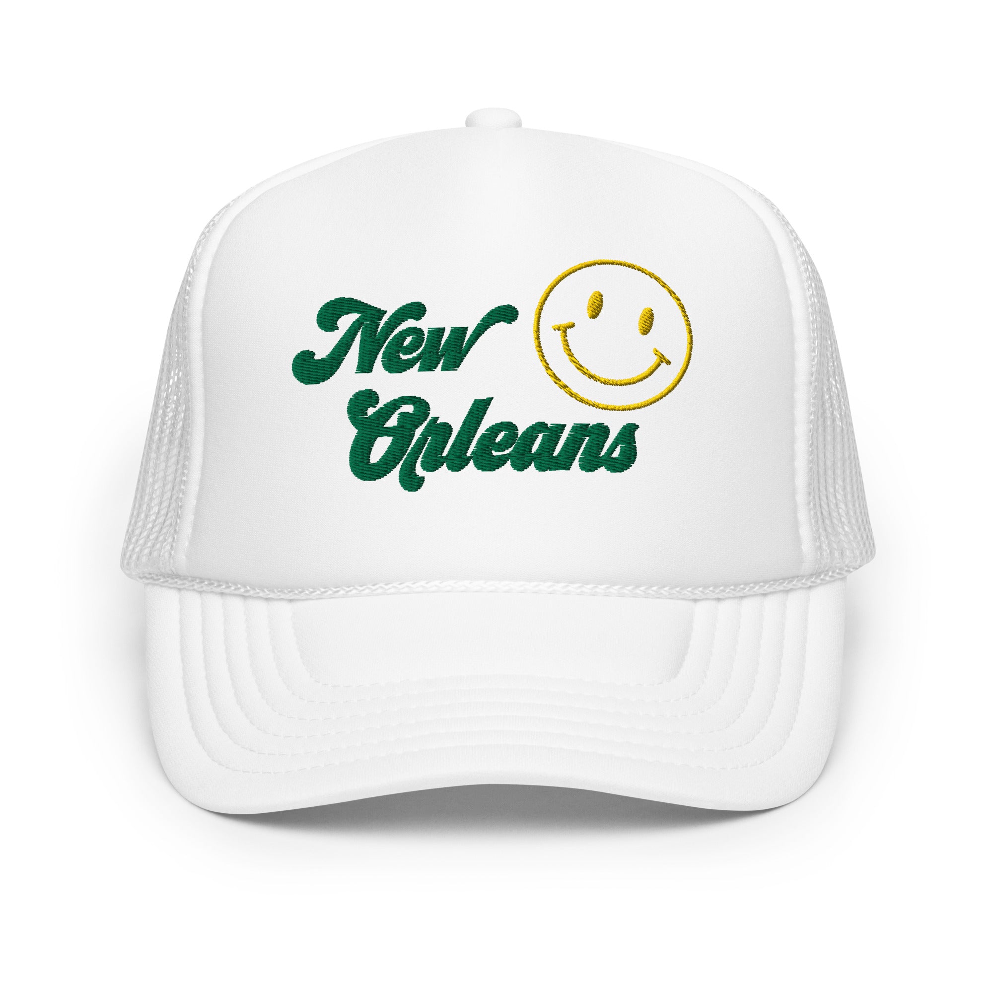 Smile New Orleans Foam Trucker Hat