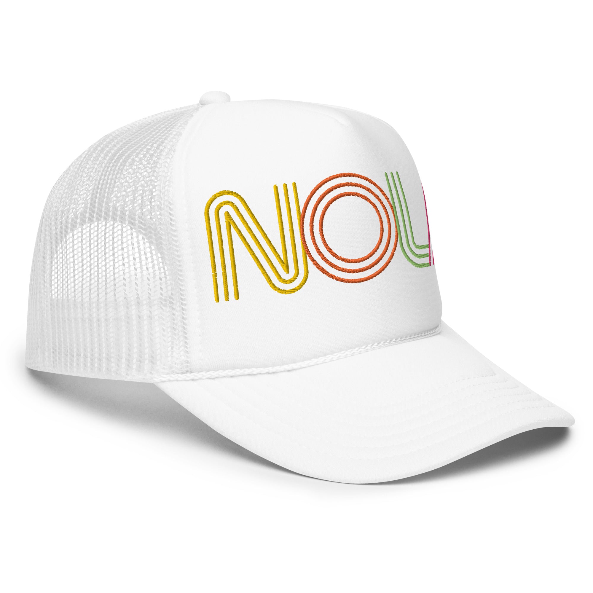 Colorful NOLA Foam trucker hat