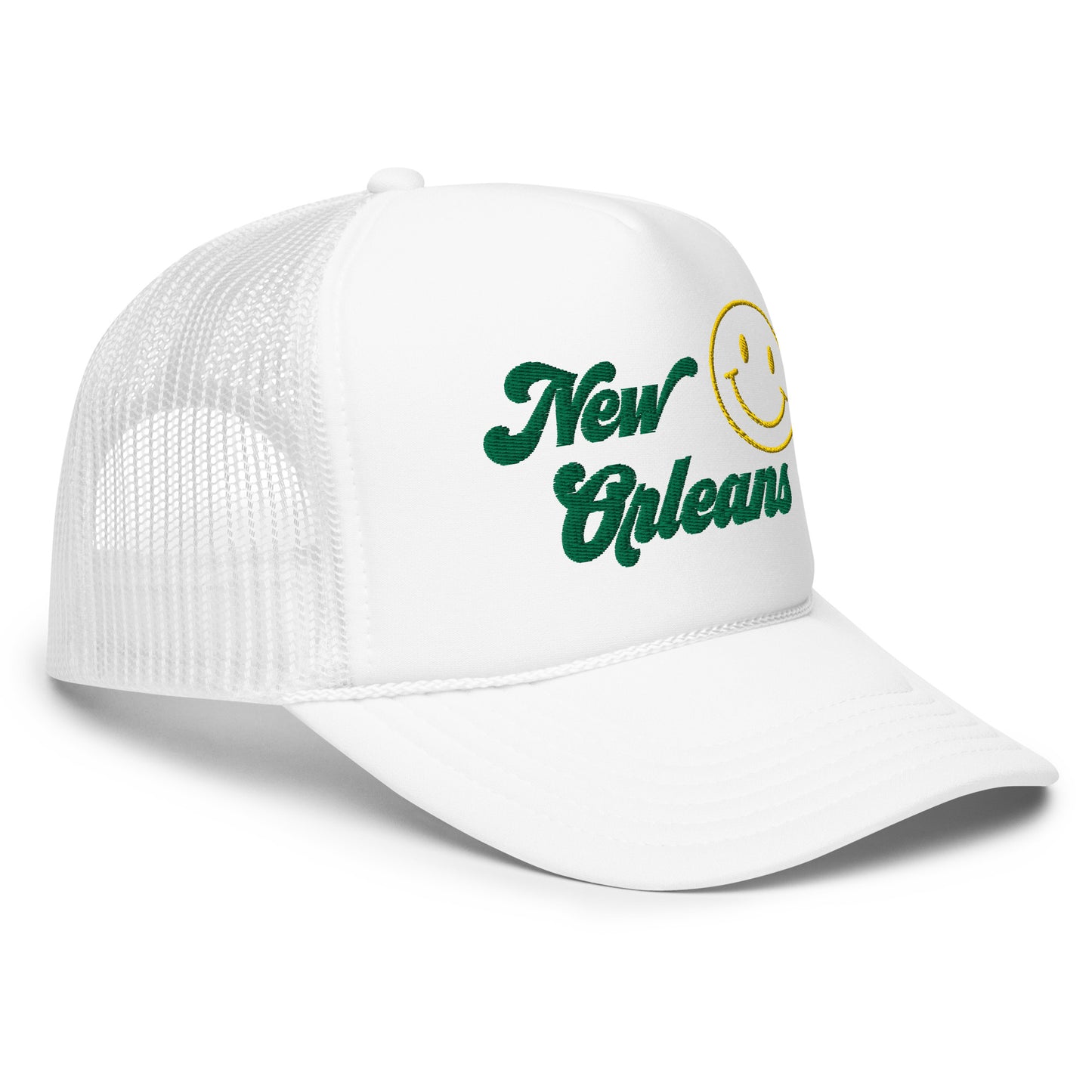 Smile New Orleans Foam Trucker Hat