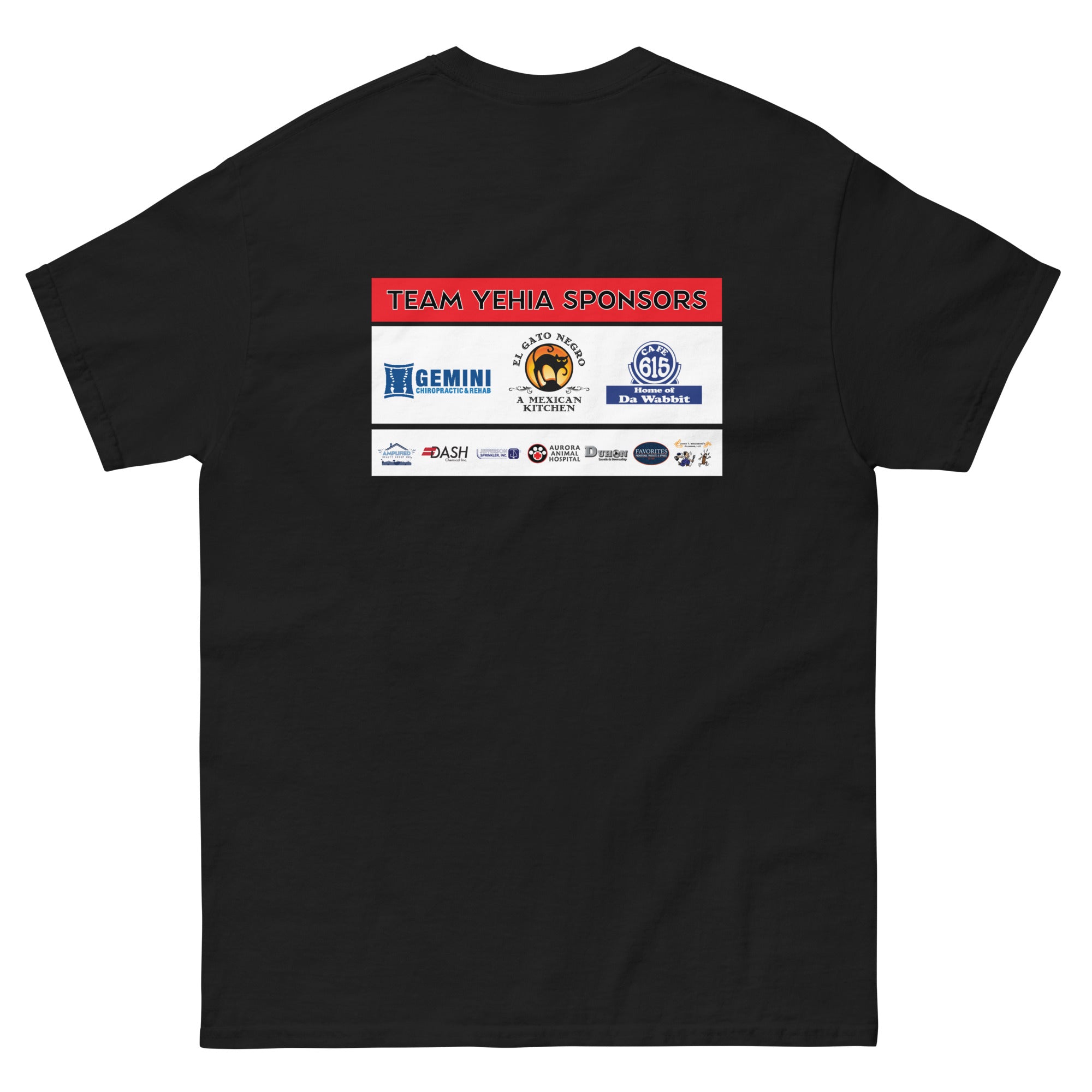 Team Yehia  West Bank Gold Adult - CraftNOLA Tee - Black