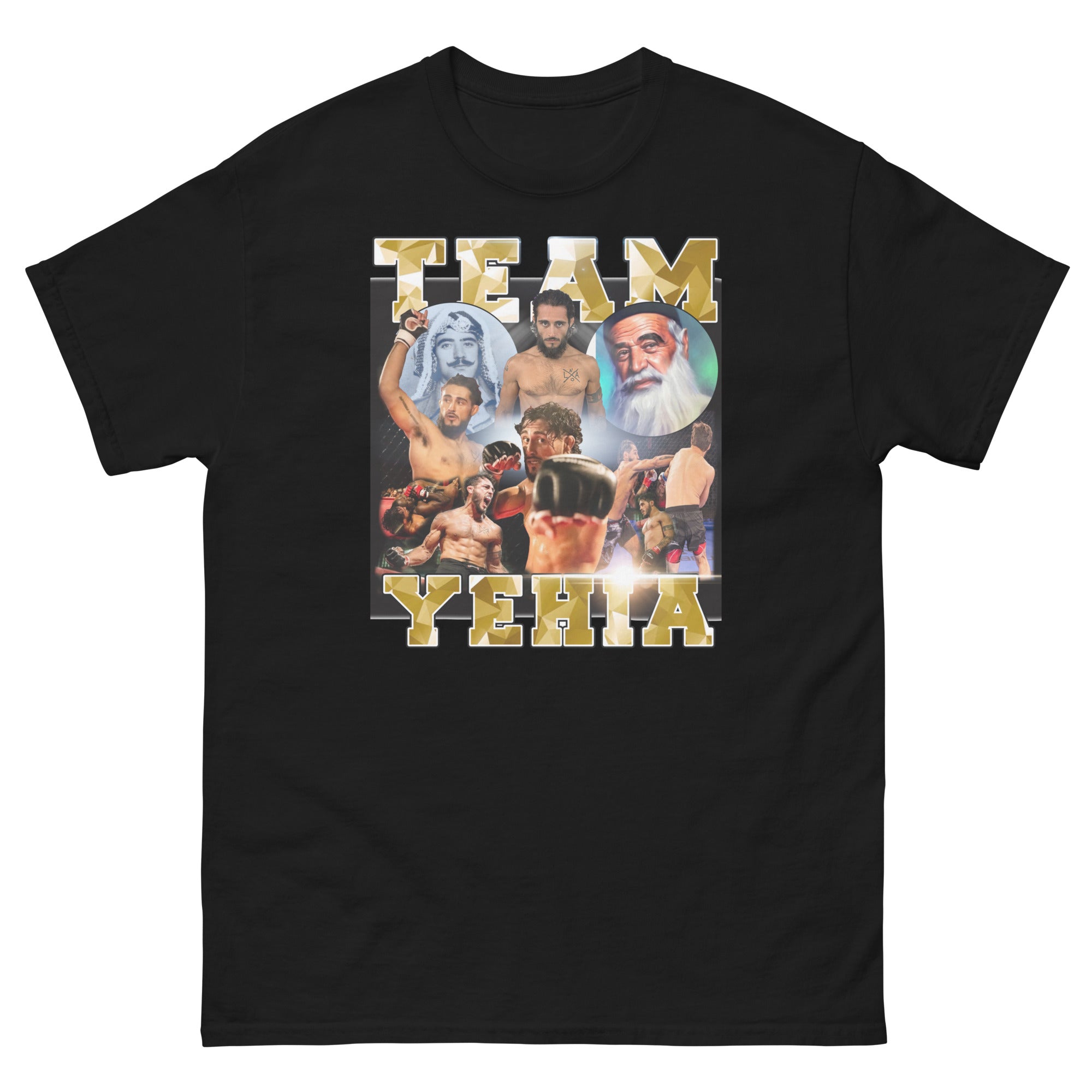 Team Yehia  West Bank Gold Adult - CraftNOLA Tee - Black